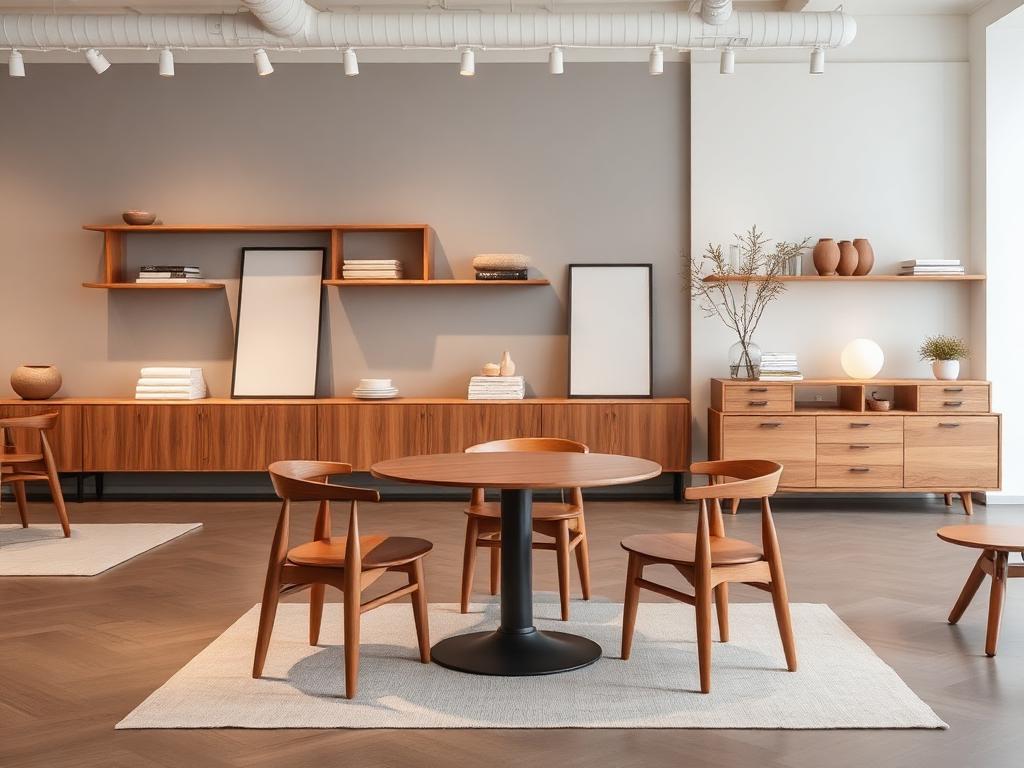 Modern furniture showroom
